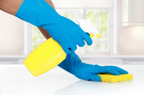 Cleaning service for mixed-use building frontages in EC1